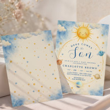 Hier kommt der Sohn Baby Boy Shower