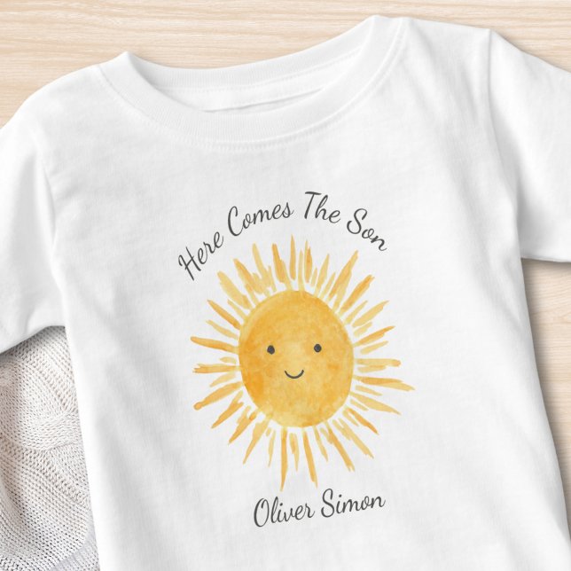 Hier kommt der Sohn Baby T-shirt (Von Creator hochgeladen)