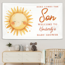 Hier kommt der Sohn Boho Niedlich Willkommen Baby
