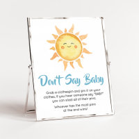 Hier kommt der Sohn Niedliche Sonne Don't Say Baby