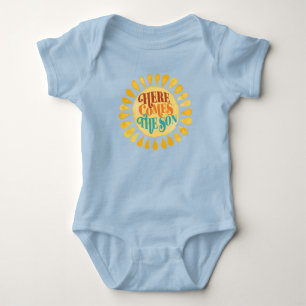 Hier kommt der Son Boy Baby Bodysuit Strampler