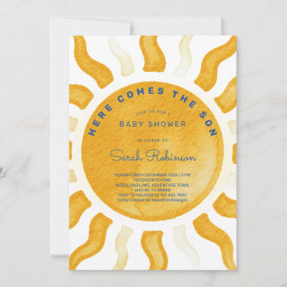 Hier kommt der Sonnenschein-Baby-Shower für den kl Einladung