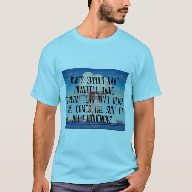 Hier kommt der Sun Nuke T - Shirt (Vorderseite)