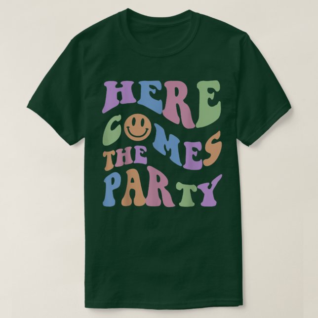 Hier kommt die Blume Gi des Brautringers T-Shirt (Design vorne)