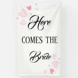 Hier kommt die Braut Banner