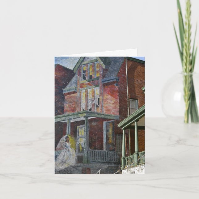 Hier kommt die Braut Karte (Vorderseite)