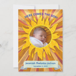 Hier kommt die Geburtsankündigung des Son Custom F Ankündigung