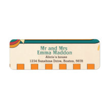 Hier kommt die Retro Baby Dusche