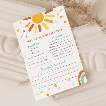 Hier kommt die Son Baby Dusche Vorhersage Ratschlä