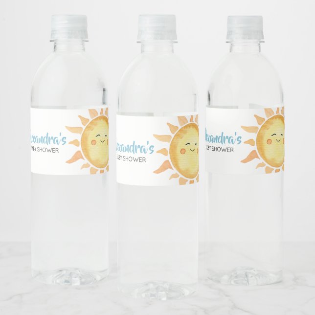 Hier kommt die Son Niedlich Sun Baby Dusche (Flaschen)