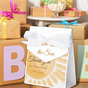 Hier kommt die Son Sunshine Baby Dusche Geschenkschachtel