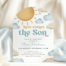 Hier kommt die Son Sunshine Baby Shower Einladung
