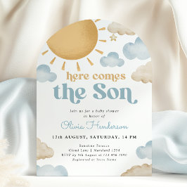 Hier kommt die Son Sunshine Baby Shower Einladung
