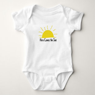 hier kommt die Sonne Baby Strampler