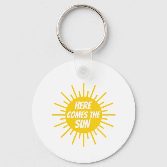 Hier kommt die Sonne Schlüsselanhänger (Vorderseite)
