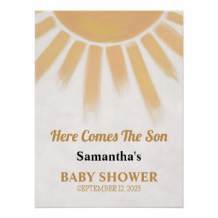 Hier kommt die Sonnendusche des Son Baby. Poster