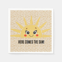 Hier kommt die Sonnendusche Serviette