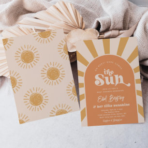 Hier kommt die Sonnendusche   Sun Baby Dusche I Einladung