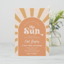 Hier kommt die Sonnendusche | Sun Baby Dusche I Einladung