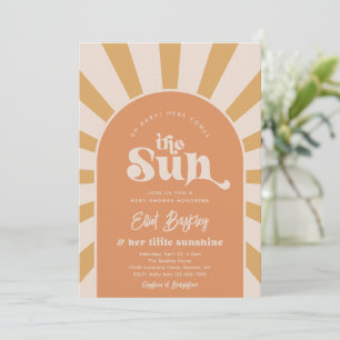 Hier kommt die Sonnendusche   Sun Baby Dusche I Einladung