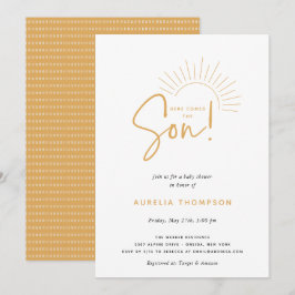 Hier kommt die Sonnendusche von Son Boho Einladung