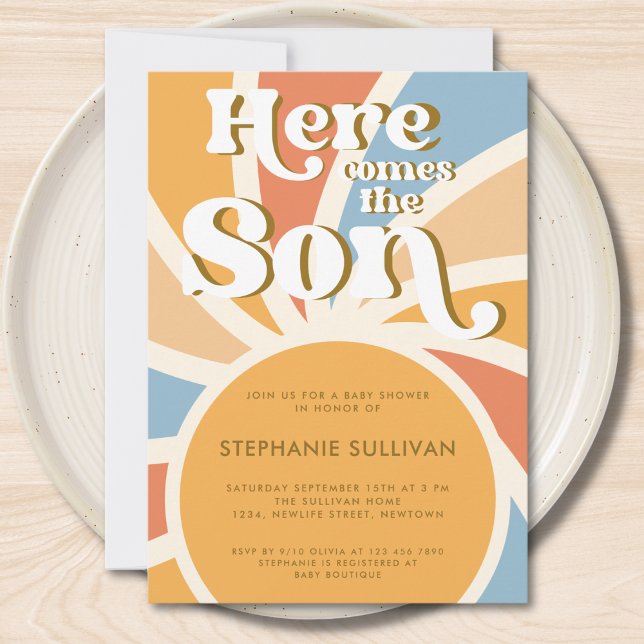 Hier kommt die Sonnenschirm-Dusche Einladung (Von Creator hochgeladen)