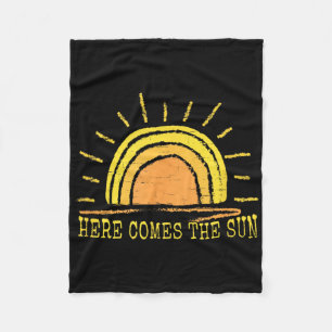 Hier kommt die sonnige Niedliche Sonnenschein Beac Fleecedecke