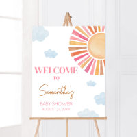 Hier kommt die Sun Girl Baby Dusche willkommen