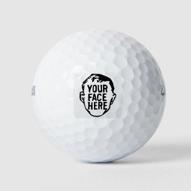 Hier können Sie Ihr Logo individuell gestalten Golfball (Vorderseite)