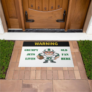 Hier lebt der Grumpy Old Jets Fan Fußmatte