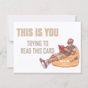 Hier liest du diese Vatertagskarte Postkarte