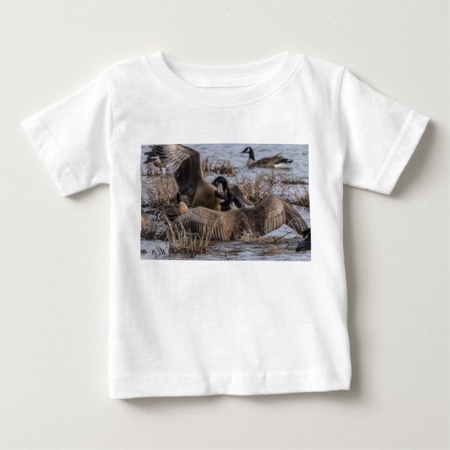 Hier nicht Gewollt Baby T-shirt (Vorderseite)