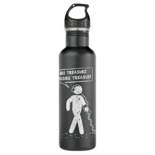 Hier Schatzmetalldetektor Schatzkammer Edelstahlflasche