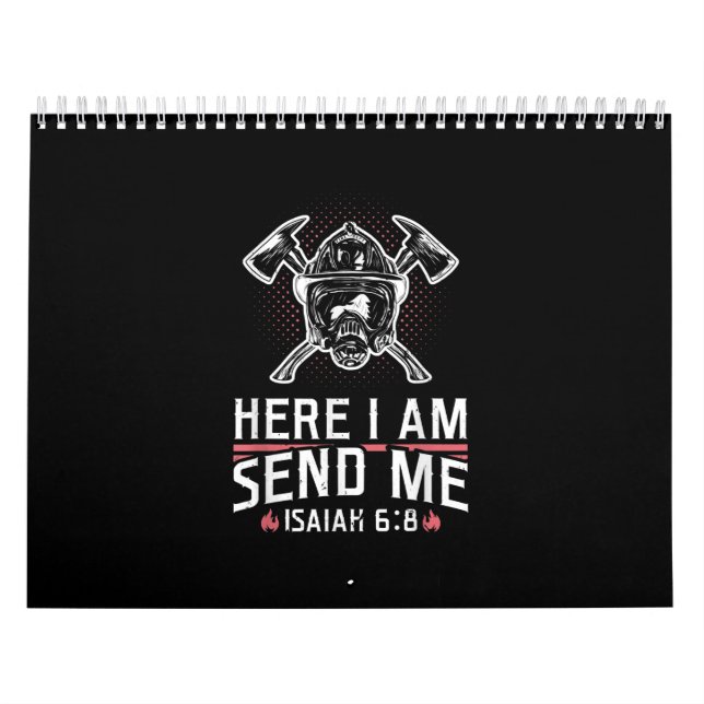 Hier schicke ich Isaiah 68 Feuerwehrmann Kalender (Titelbild)