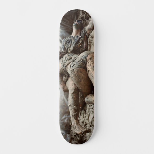 HIER SEHEN MUD HINTERN SKATEBOARD (Vorderseite)