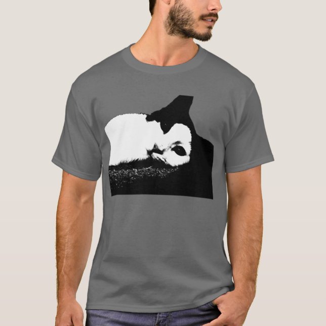 Hier sehen Sie Ihr Cat (BW) Shirt (Vorderseite)