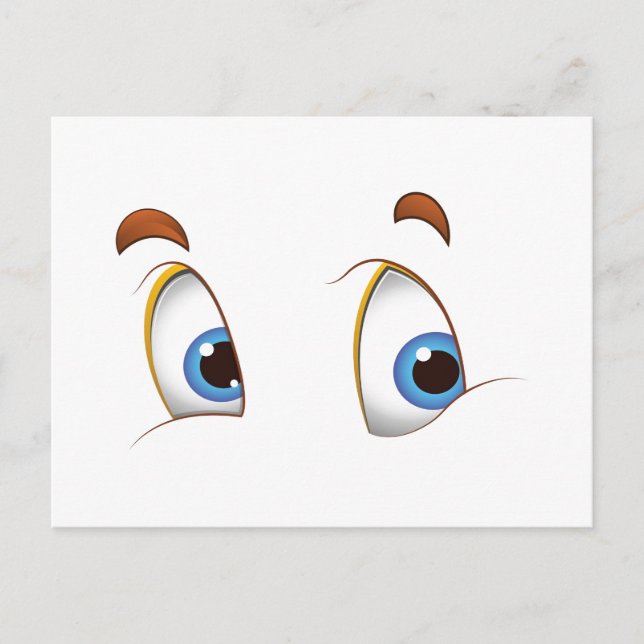 Hier sehen Sie Ihre kid Blue Eyes Postkarte (Vorderseite)