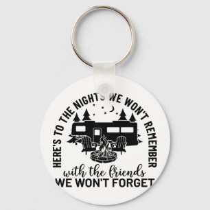 Hier sind die Nächte, an die wir uns nicht erinner Schlüsselanhänger