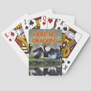 Hier sind Dragons Cormorants Spielkarten