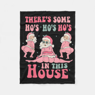 Hier sind einige Huren in diesem Haus Weihnachten Fleecedecke