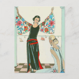 Hier sind meine Flügel von George Barbier Postkarte