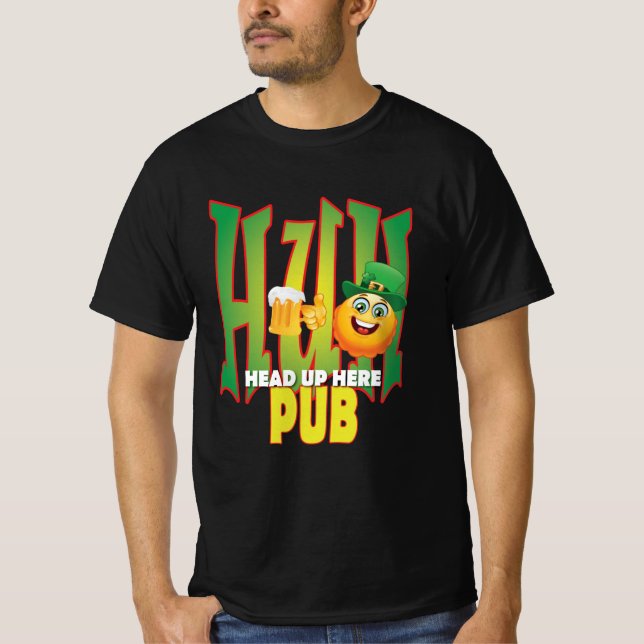 HIER T - Shirt STEHEN (Vorderseite)
