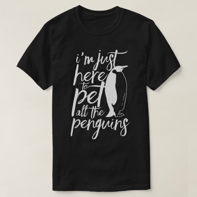 Hier, um alle Pinguine Pinguin Antarktis lo T-Shirt (Design vorne)