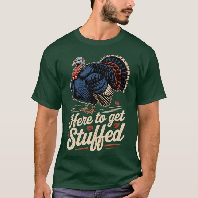 Hier, um erschöpft zu werden T-Shirt (Vorderseite)