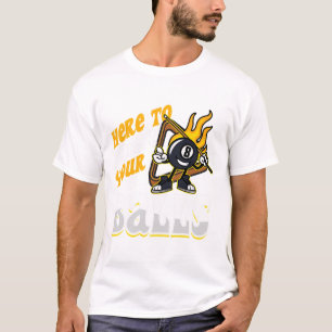 Hier, um Ihre Billard Player Snooker Pool 8 T-Shirt