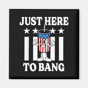 Hier um lustig patriotisch 4. Juli Feuerwerk zu kn Magnet