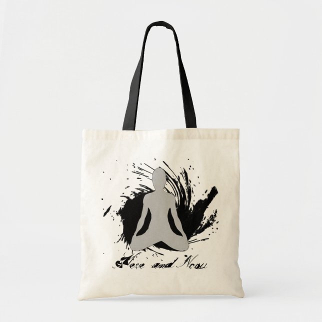 Hier und Jetzt - Yoga Tote Bag Tragetasche (Vorne)