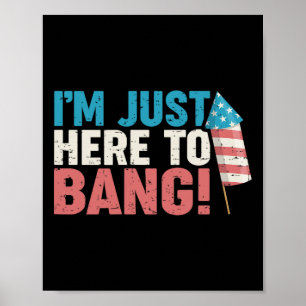Hier zu Bang Shirt 4. Juli Feuerwerk Patriotic Poster