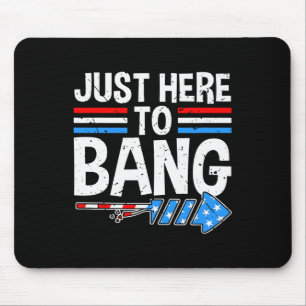Hier zu Bang Shirt Feuerwerk Feier 4. Ju Mousepad