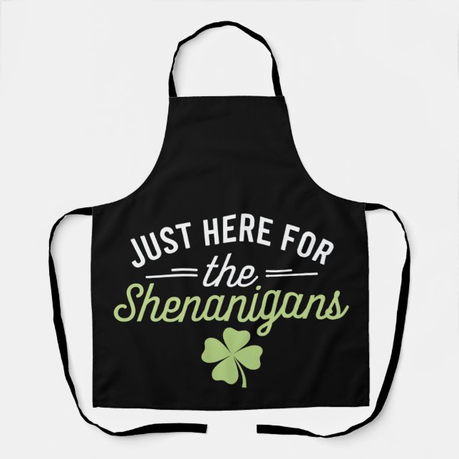 Hier zum Shenanigans St Patrick's Day Schürze (Vorderseite)